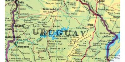 Kartta Uruguay